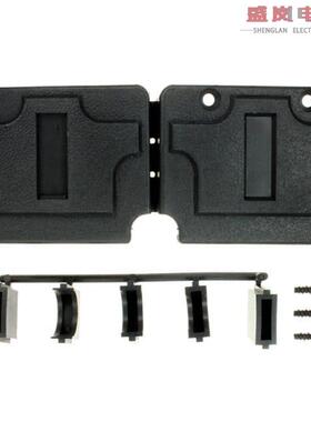 原装正品207476-1[CONN BACKSHELL 50P 90/180DEG BLK]