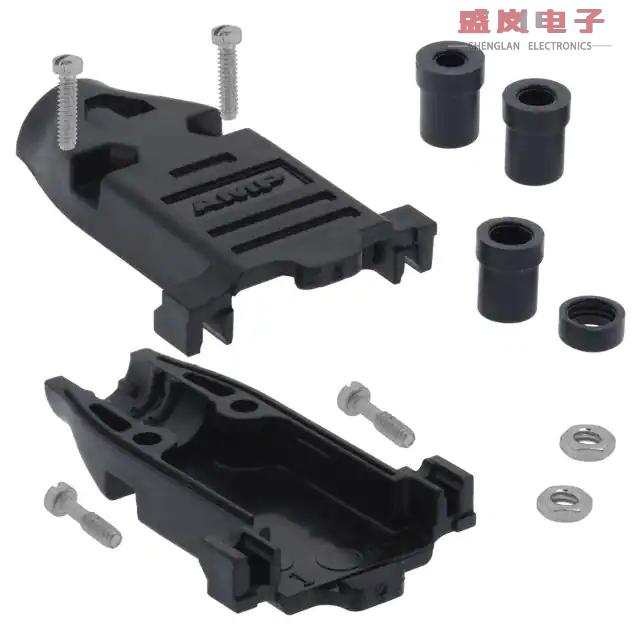 原装正品5748678-1[CONN BACKSHELL 9POS 180DEG BLACK]