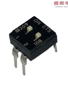 原装正品209-2MS[SWITCH SLIDE DIP SPST 100MA 20V]