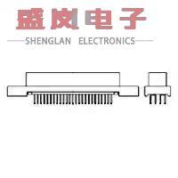 原装正品5749085-9[CONN D-TYPE PLUG 100P VERT SLDR]