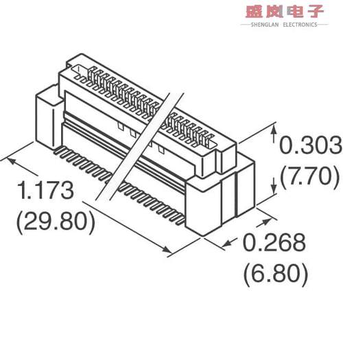 原装正品61082-062400LF[CONN RCPT 60POS SMD GOLD]