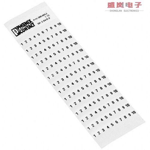原装正品0804853:0001[ADHESIVE MARKER CARD 1-10]