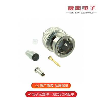 原装5221185-8[CONN BNC PLUG STR 75 OHM CRIMP]