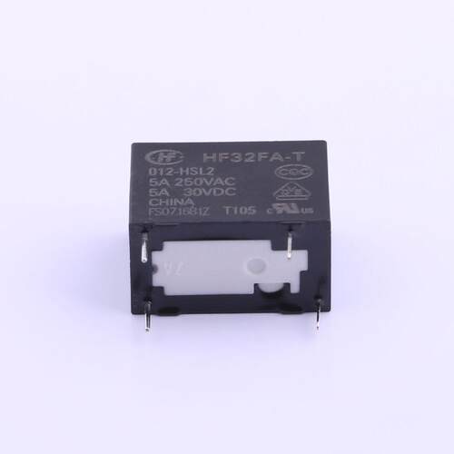 原装正品HF32FA-T/012-HSL2[功率继电器 5A SPST 12VDC]