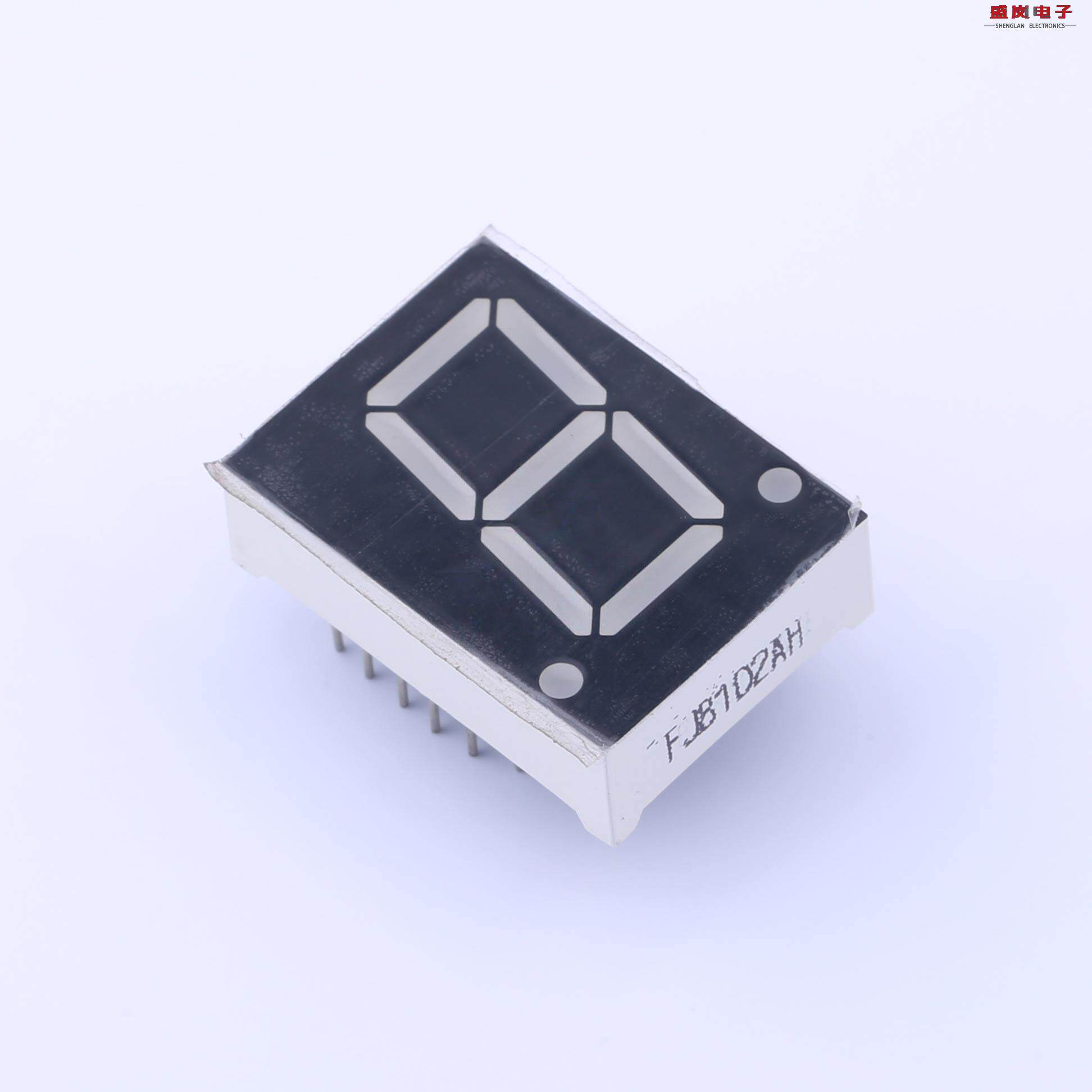 FJ8102AH[1位0.8英寸共阴红光 左右脚 数码管]怎么看?