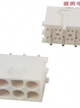 原装正品643423-1[CONN HDR 6POS 0.25 TIN PCB]