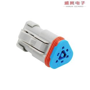 PLUG 20AWG AT06 CRIMP CONN RJ120 正品 原装