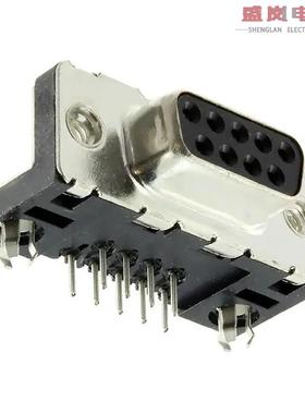 原装正品LD09S33E4GX00LF[CONN D-SUB RCPT 9POS R/A SLDR]