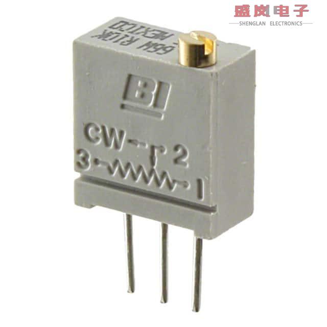 原装正品66WR100KLF[TRIMMER 100K OHM 0.5W PC PIN TOP]