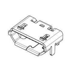 原装正品105017-1001[USB  USB B REC. BOTTOM M