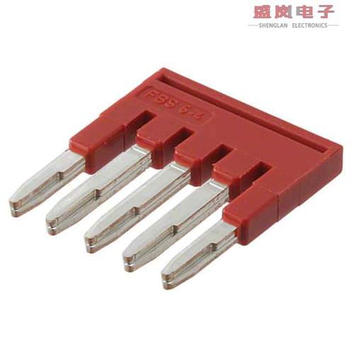 原装正品3030145[JUMPER TERM BLK 5POS FLAT PIN]