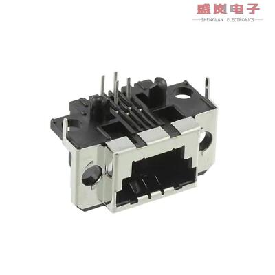 原装正品5-1761185-1[CONN MOD JACK 4P R/A SHLD]