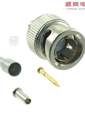 原装正品221185-8[CONN BNC PLUG STR 75 OHM CRIMP]