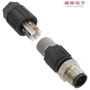 CONN PLUG IDC 正品 GOLD 1440753 4POS 原装 MALE