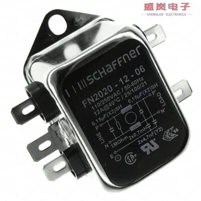 原装正品FN2020-12-06[LINE FILTER 250VAC 12A CHASS MNT]