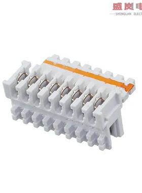 原装正品2-284932-8[CONN RCPT 8POS IDC 22-24AWG TIN]