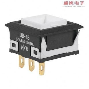 SWITCH PUSH SPDT 原装 28V UB15KKG01N 0.4VA 正品