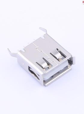 原装正品U-USBAS04P-F004[USB-A/F-1*4PH=13.5mm180