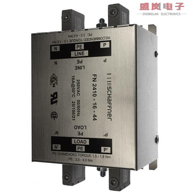 原装正品FN2410-16-44[LINE FILTER 250VAC 16A CHASS MNT]