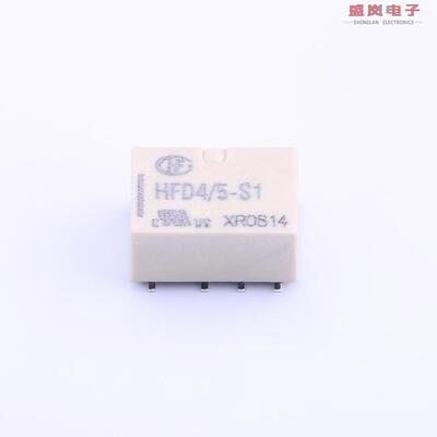 原装正品HFD4/5-S1R[信号继电器 双刀双掷 DPDT 5VDC
