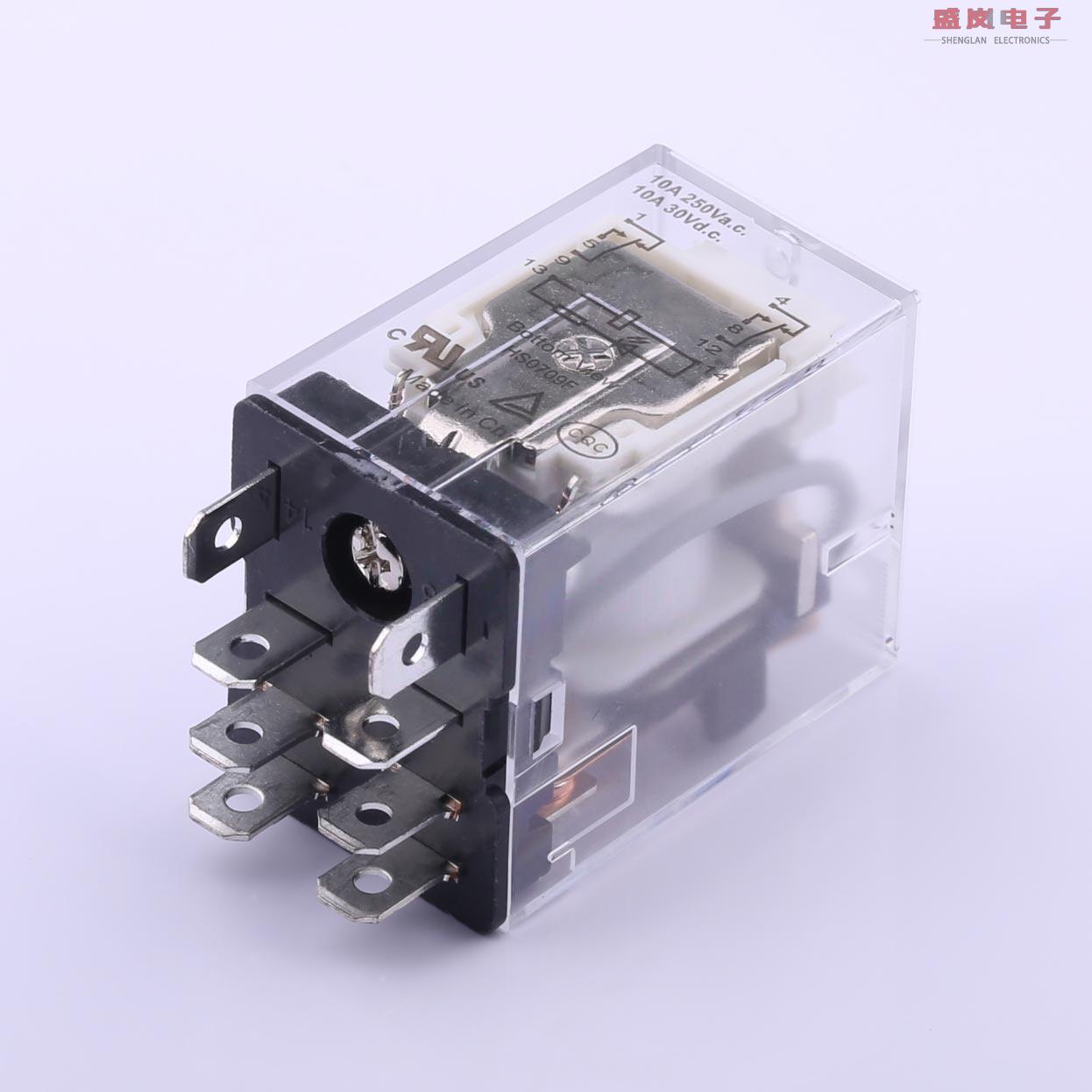 原装正品HF13F/024-2Z1D[功率继电器 10A SPST 24VDC]