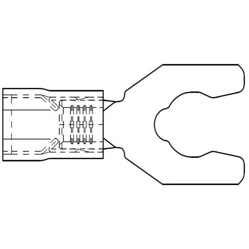 原装正品19115-0009[端子 SNAP SPADE STUD 5-6 18-22 AWG]