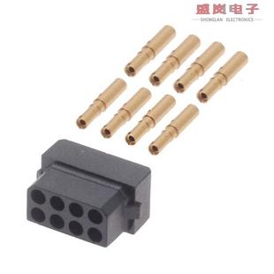 8POS M80 GOLD 22AWG CRIMP RCPT CONN 8890805 正品 原装
