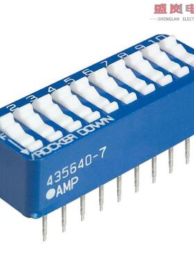 原装正品5435640-7[SWITCH ROCKER DIP SPST 60MA 5V]