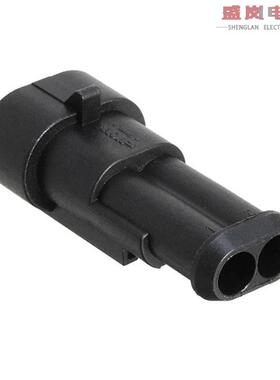 原装正品282104-1[CONN TAB HOUSING 2POS BLACK]