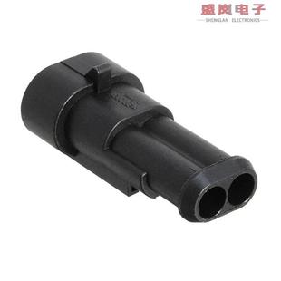 原装正品282104-1[CONN TAB HOUSING 2POS BLACK]