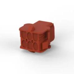 原装正品1-480705-1[CONN CAP 6POS UNIV-M-N-L BROWN]