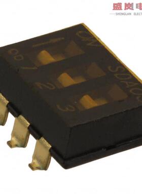原装正品SDA03H0SBR[SWITCH SLIDE DIP SPST 25MA 24V]