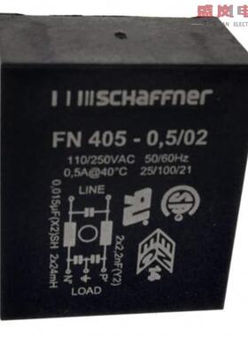 原装正品FN405-0.5-02[LINE FILTER 250VAC 500MA TH]
