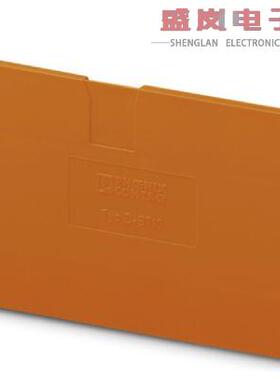 原装正品3037708[CONN TERM BLK END PLATE ORANGE]