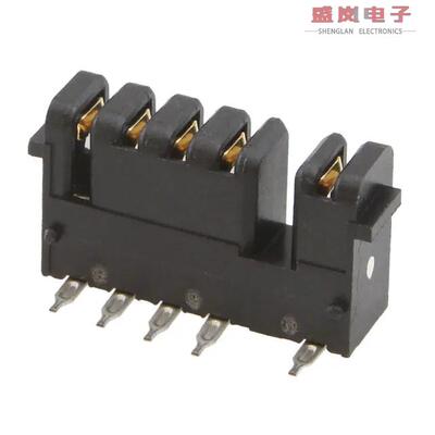 原装正品1473971-2[CONN RCPT 5POS 2.50MM R/A SLDR]