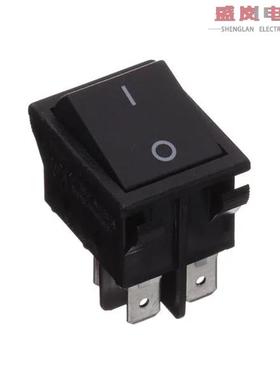 原装正品WRG32F5FBBNN[翘板 DPST ON-OFF BLK 16A