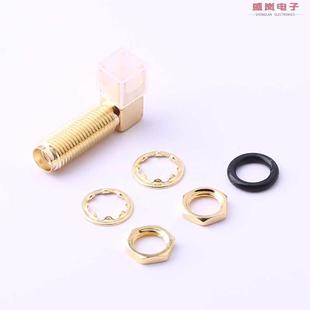 SMA KWE17 原装 弯头 内孔 镀 正品