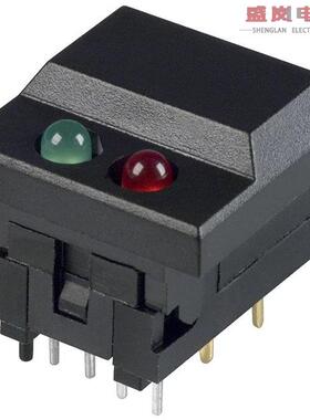 原装正品5511MBLKREDGRN[SWITCH PUSH SPDT 0.03A 12V]