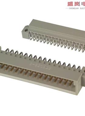 原装正品536053-5[CONN DIN PLUG 32POS PCB RA GOLD]