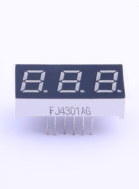 原装正品FJ4301AG[0.4英寸三位一体 黄绿色 共阴 数码管]