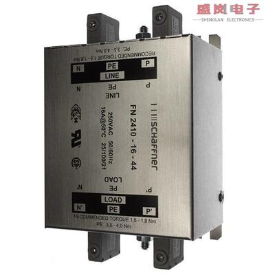 原装正品FN2410-16-44[LINE FILTER 250VAC 16A CHASS MNT]