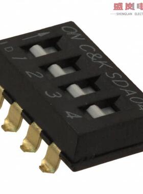 原装正品SDA04H0SBD[SWITCH SLIDE DIP SPST 25MA 24V]