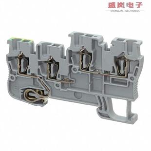 FEED 3209044 28AWG THRU BLK TERM CONN 正品 原装
