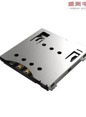 原装正品SIM7100-6-1-15-00-A[ SIM PUSH-PUSH, 6P, SM