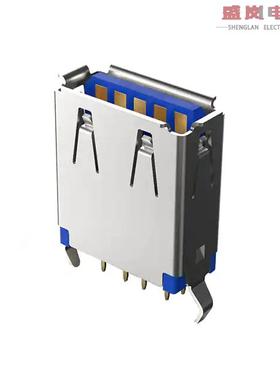 原装正品USB1086-GF-B[CONN RCPT USB A 3.0 9P HI MATING]