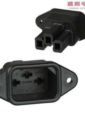 原装正品206637-1[PWR ENT RCPT IEC320-C14 PNL CRMP]