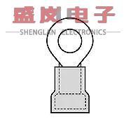 0AWG 0303 TONGUE TERM RING 19071 端子 WIRE 原装 正品