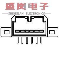 原装正品175506-2[CONN HEADER R/A 6POS 2.5MM]