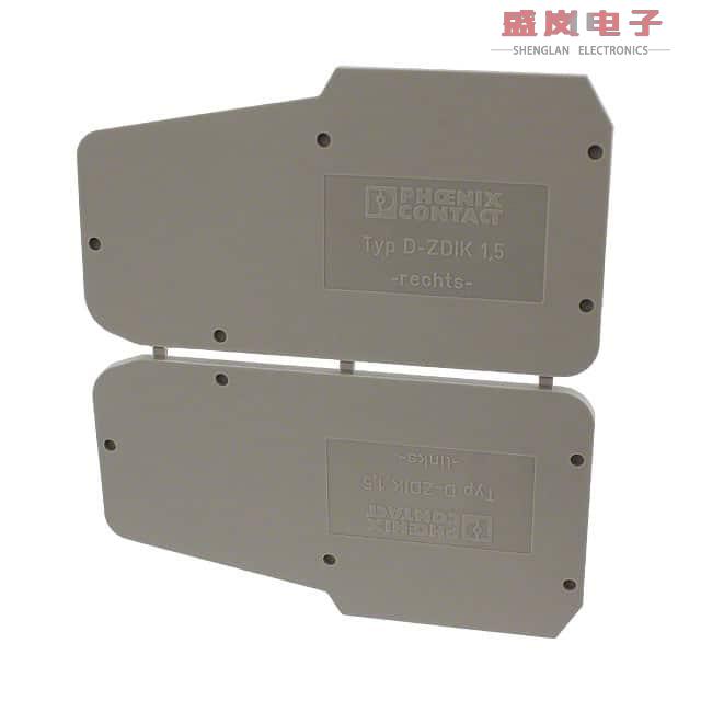 原装正品3006593[CONN TERM BLK END PLATE GRAY]