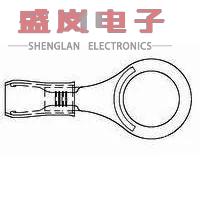 原装正品150300[CONN RING CIRC 16-22AWG M8 CRIMP]